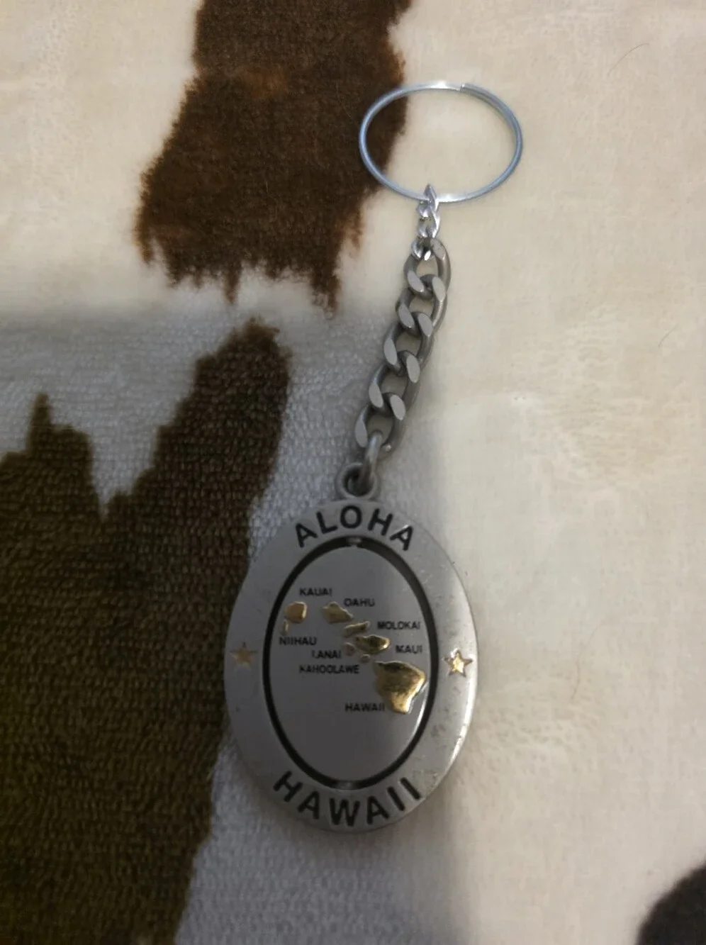 ALOHAS metal keychain